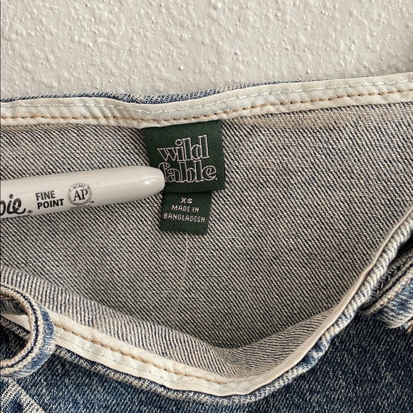 Wild Fable Blue Denim Camisole with Bow Straps - Picture 2 of 5